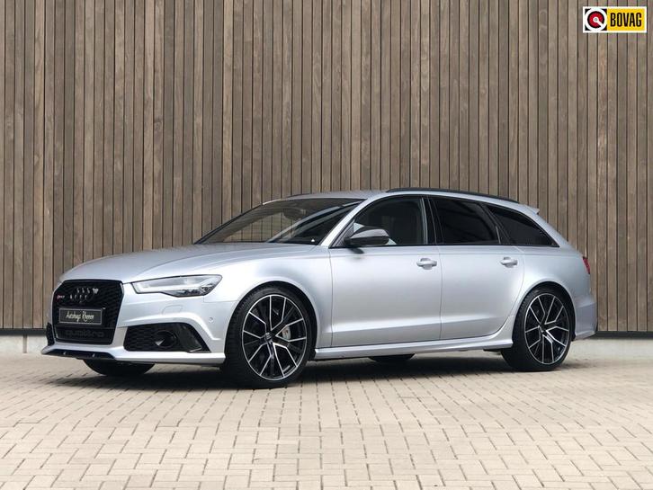 Audi RS6 Avant 4.0 TFSI quattro performance / Ceramic / B&O, Auto's, Audi, Bedrijf, Te koop, RS6, 360° camera, 4x4, ABS, Adaptive Cruise Control