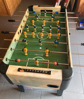 Tafelvoetbalspel beschikbaar voor biedingen