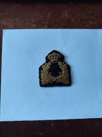 Militaria Marine pet embleem, Ophalen of Verzenden, Marine, Nederland, Embleem of Badge