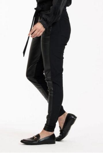 Studio Anneloes zwarte margot leather trousers maat xl beschikbaar voor biedingen