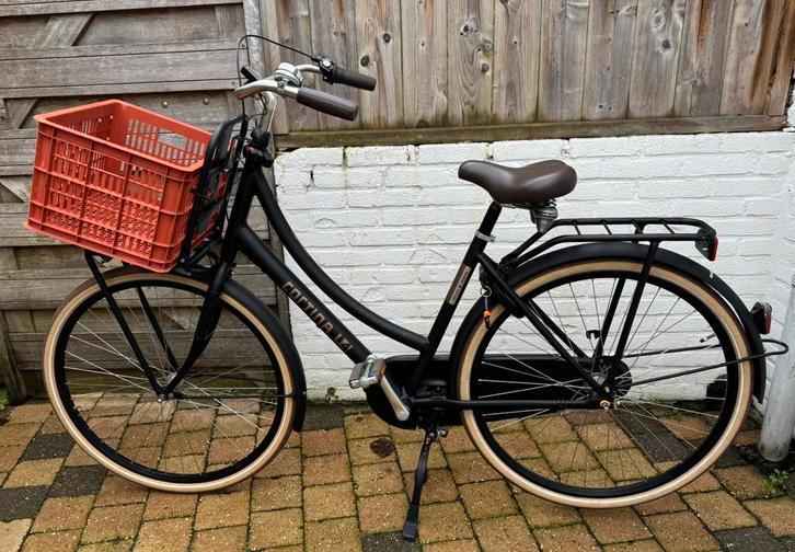 ZGAN Cortina U4 transportfiets Jet Black Matt maat 50, Fietsen en Brommers, Fietsen | Heren | Herenfietsen, Zo goed als nieuw