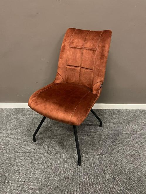 4x Mischa eetkamerstoelen van Henders en Hazel nu €599, Huis en Inrichting, Stoelen, Nieuw, Vier, Metaal, Stof, Overige kleuren