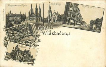 (379-015-017) Wiesbaden Litho beschikbaar voor biedingen