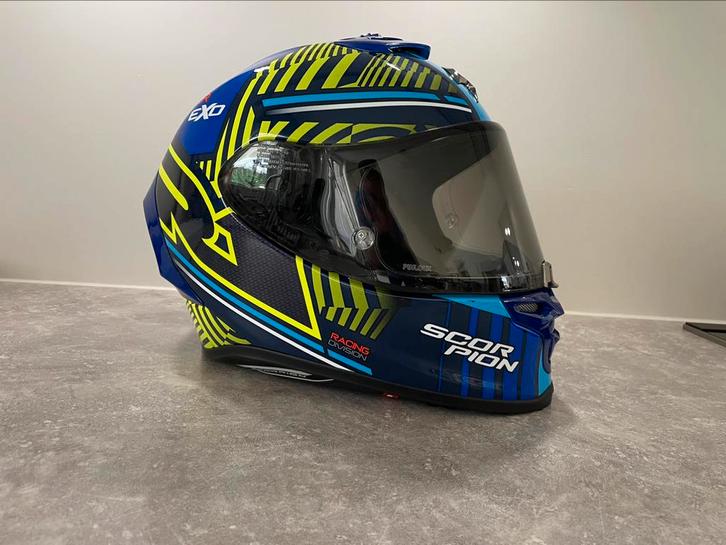 Scorpion EXO-R1 MAAT S (als nieuw), Motoren, Kleding | Motorhelmen, Dames, Heren, Integraalhelm, S, Overige merken, Tweedehands