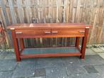 Sidetable kersenhout Hans daalder collectie steel, Ophalen, 25 tot 50 cm, 150 tot 200 cm