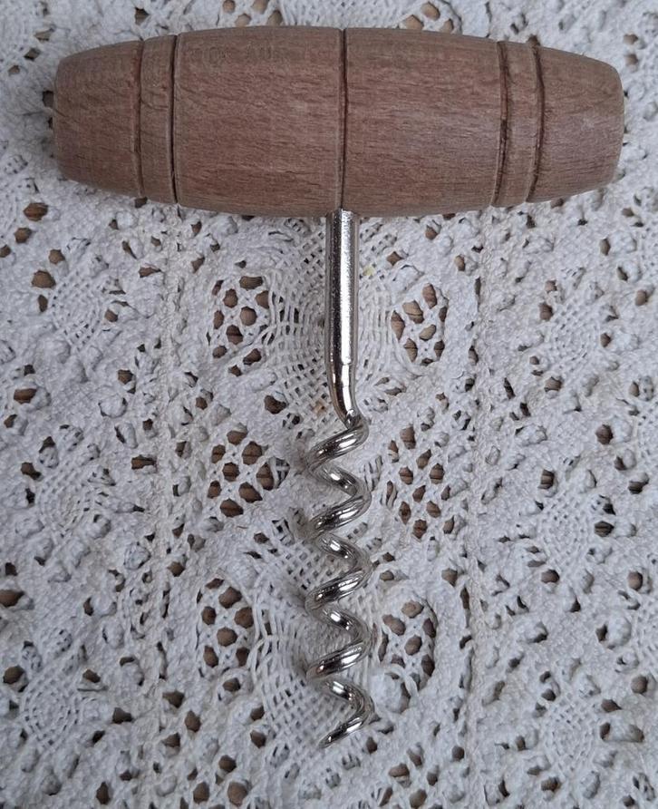 Franse kurkentrekker met houten greep, Huis en Inrichting, Keuken | Keukenbenodigdheden, Zo goed als nieuw, Ophalen of Verzenden