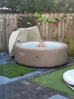 PureSpa Bubble Massage Jacuzzi (4-persoons) - Complete Set!, Ophalen, Zo goed als nieuw, Grondzeil, Opblaasbaar