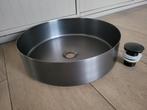 Waskom Staal Gun Metal Rond 40cm, Minder dan 50 cm, Ophalen of Verzenden, Zo goed als nieuw, Minder dan 25 cm