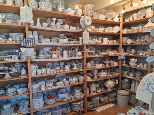 Blauw saks winkel, Antiek en Kunst, Antiek | Servies los, Ophalen