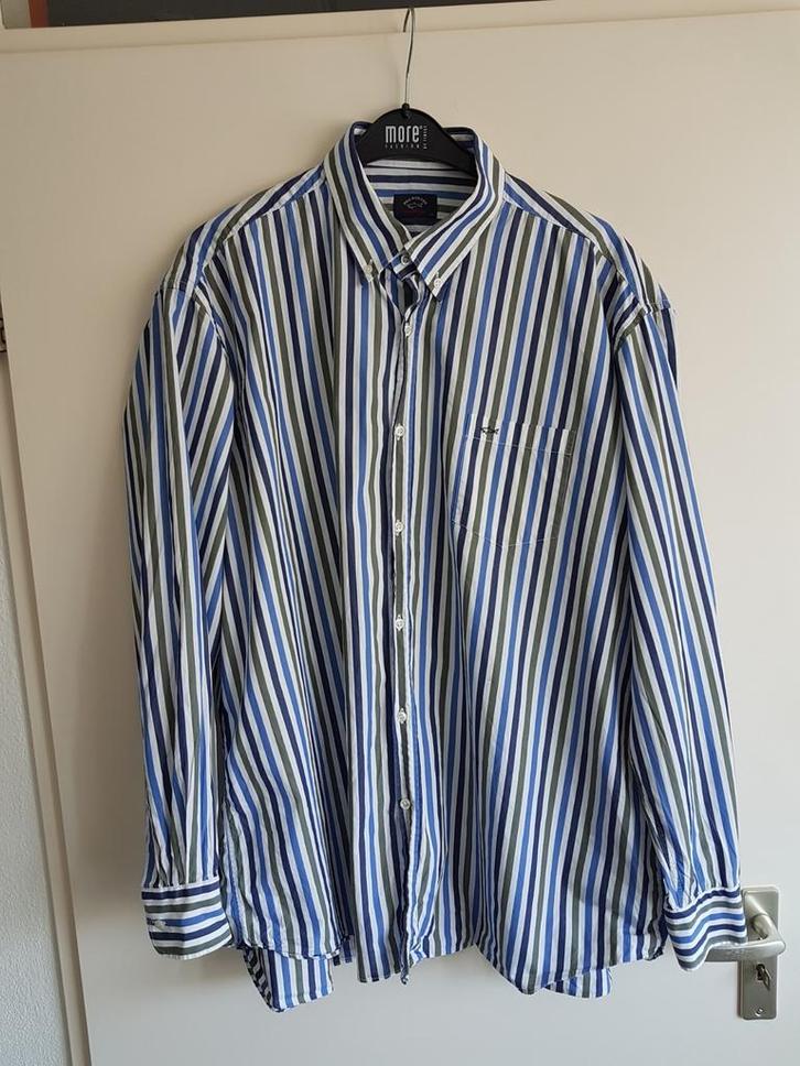 Paul & shark yachting  overhemd maat 47 xxl zgan, Kleding | Heren, Overhemden, Zo goed als nieuw, Overige halswijdtes, Blauw, Ophalen of Verzenden