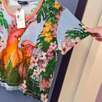 Desigual nieuw shirt crop top + kaketoes kleurrijk XL 41664, Kleding | Dames, Overige kleuren, ., Maat 46/48 (XL) of groter, Nieuw