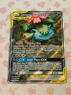 Venusaur & snivy gx tag team alt art nm, Hobby en Vrije tijd, Verzamelkaartspellen | Pokémon, Nieuw, Foil, Ophalen of Verzenden