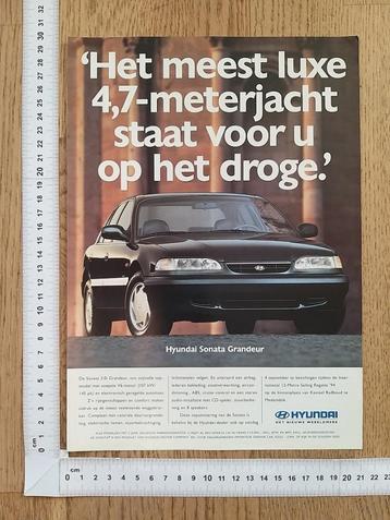 Hyundai Sonata 3.0i Grandeur leaflet 1994 beschikbaar voor biedingen