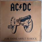AC/DC - For Those About To Rock 1981 LP, Ophalen of Verzenden, Gebruikt, Overige formaten, Poprock