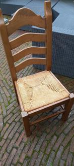 Eiken eetkamer stoelen, Huis en Inrichting, Ophalen, Gebruikt, Bruin, Vier