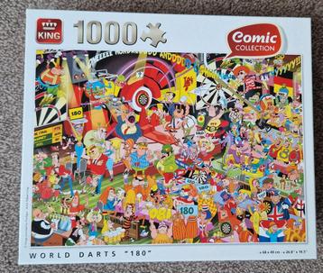 King comic collection world darts puzzel 1000 stukjes beschikbaar voor biedingen