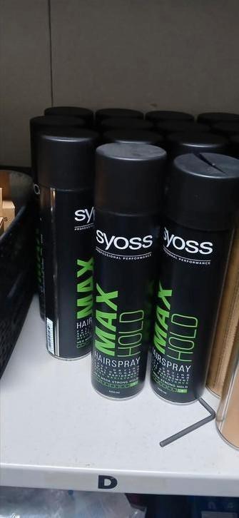 Syoss haar spray beschikbaar voor biedingen