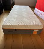 Tempur boxspring 90+ 200 cm, Ophalen, 90 cm, Eenpersoons, Crème