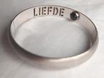 Liefde gematteerd stevig zilver design armband natuursteen, Ophalen of Verzenden