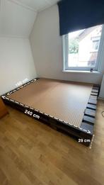 Palletbed 240x160, Huis en Inrichting, Ophalen, Tweepersoons, Zo goed als nieuw, 200 cm