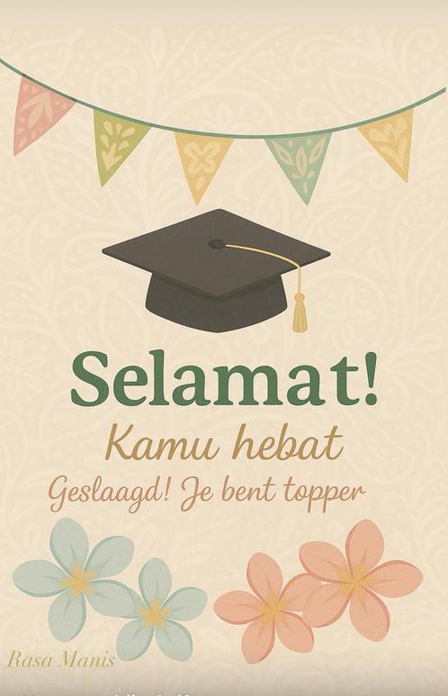 Wenskaarten Rasa Manis geslaagd, nieuwe baan, trouwjubileum, Diversen, Wenskaarten, Nieuw, Ophalen of Verzenden