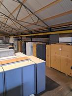 Grote voorraad metalen roldeur-/archiefkasten, Ophalen