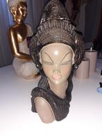 Vintage Balinese buste prachtig exemplaar, Antiek en Kunst, Kunst | Beelden en Houtsnijwerken, Ophalen of Verzenden