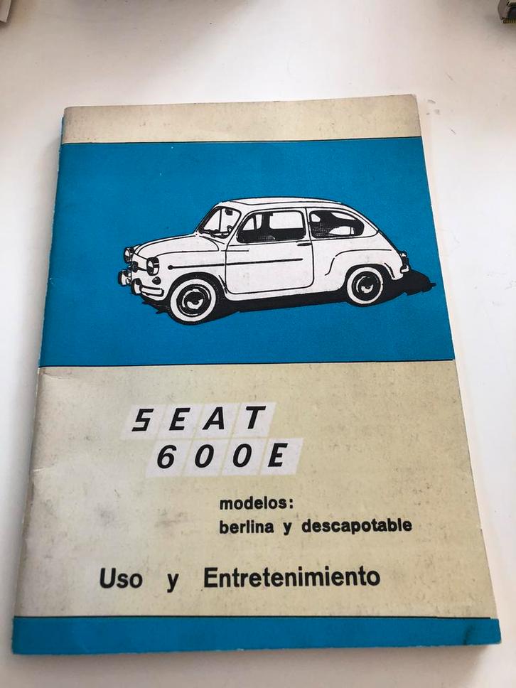 Instructieboekje Seat 600E incl. ‘annex Cabriolet’ - SPAANS, Auto diversen, Handleidingen en Instructieboekjes, Ophalen of Verzenden