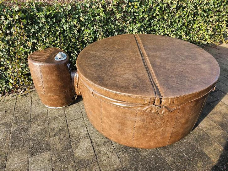 Mooie complete Softub (jacuzzi/spa), Tuin en Terras, Bubbelbaden en Hottubs, Zo goed als nieuw, Vast, Afdekzeil, Grondzeil, Filter