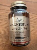 Magnesium met vitamine B6 van Solgar. 100 tabletten. Vegan!, Sport en Fitness, Gezondheidsproducten en Wellness, Ophalen, Nieuw