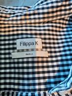 Filippa K zwart/wit geblokte blouse mt36-38, Overige kleuren, Verzenden, Maat 36 (S), Filippa K