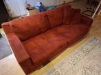 Gratis Rode 3-zits bank, Huis en Inrichting, Banken | Bankstellen, Ophalen, Gebruikt, 150 tot 200 cm, Driepersoons