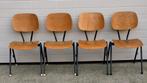 61 x Vintage schoolstoelen houten cafestoelen stoelen retro, Bruin, Ophalen of Verzenden, Zo goed als nieuw, Vijf, Zes of meer stoelen
