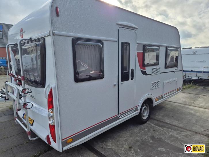 Bürstner Premio 435 TS, Caravans en Kamperen, Caravans, Bedrijf, tot en met 4, 1000 - 1250 kg, Treinzit, Bürstner, Dwarsbed, Overige typen