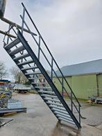 Stalen trap antraciet hoog 3,7mtr. Nor249, Ophalen, Zo goed als nieuw, 2 tot 4 meter