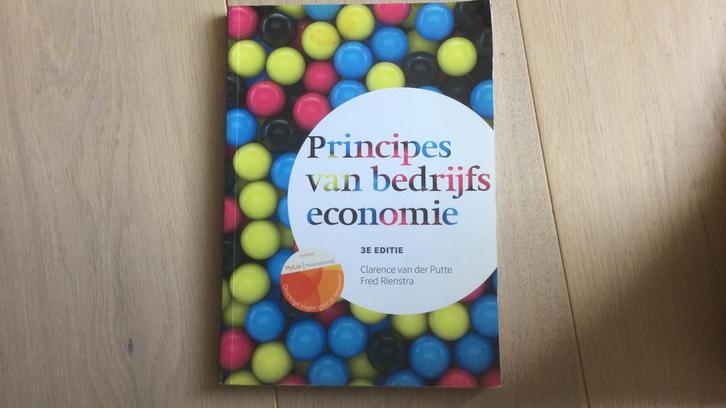 Fred Rienstra - Principes van bedrijfseconomie, Boeken, Schoolboeken, Zo goed als nieuw, Nederlands, Overige niveaus, Ophalen of Verzenden