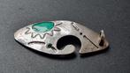 Decoratieve zilveren broche of hanger, Ophalen of Verzenden, Zo goed als nieuw, Zilver, Zilver