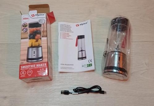 NIEUWE SMOOTHIE MAKER TO GO USB OPLAADBAAR 300ML, Witgoed en Apparatuur, Blenders, Nieuw, Blender to go, Ophalen of Verzenden