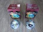 2 Kerst scene's in Kerstballen met LED verlichting, Ophalen of Verzenden, Zo goed als nieuw