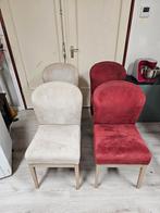 4 eettafel stoelen voor €40,-, Ophalen, Gebruikt, Bruin, Nvt