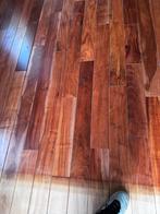 Massieve Hardhouten Vloerdelen, Doe-het-zelf en Verbouw, Ophalen, Gebruikt, Vloerdelen of -planken, 10 m² of meer