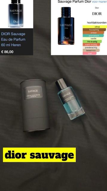 Dior Sauvage beschikbaar voor biedingen
