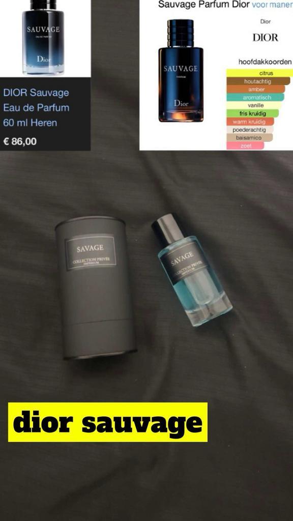 Dior Sauvage, Sieraden, Tassen en Uiterlijk, Uiterlijk | Parfum, Zo goed als nieuw, Ophalen of Verzenden