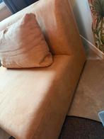 Bank - chill stoel - cognac kleur, Huis en Inrichting, Fauteuils, Ophalen, Gebruikt, Stof, 75 tot 100 cm