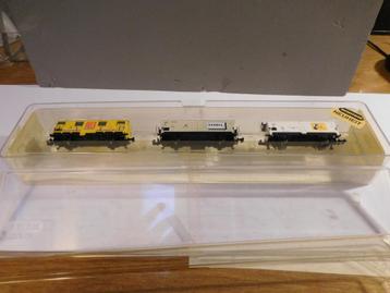 Minitrix N 11038 3x Goederenwagons Rei Lysell Fulda DB beschikbaar voor biedingen