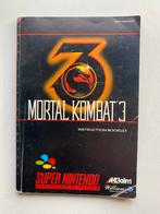 Super Nintendo Manual Mortal Kombat 3, Spelcomputers en Games, Games | Nintendo Super NES, 2 spelers, Ophalen of Verzenden, Zo goed als nieuw