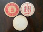 Leeuw bier bierviltjes 3 verschillende., Ophalen of Verzenden, Gebruikt, Viltje(s), Leeuw