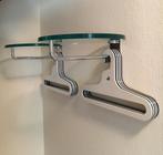 Moderne kapstok van gehard glas, Huis en Inrichting, 150 tot 200 cm, Ophalen, Wandkapstok, Glas