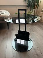 Stijlvolle Glazen Bijzettafel, Huis en Inrichting, Tafels | Salontafels, Ophalen, 50 tot 100 cm, 50 tot 75 cm, Rond