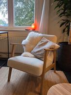 Ekenaset Ikea Fauteuil, eiken/Gunnared beige, Huis en Inrichting, Fauteuils, Ophalen, Zo goed als nieuw, 75 tot 100 cm, 50 tot 75 cm